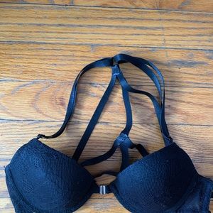Black Lace Bra